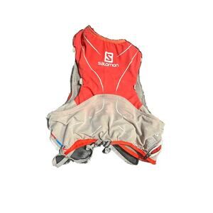 Salomon Sensifit Hydration Running Vest Pack Unisex XS/S Red Gray Trail